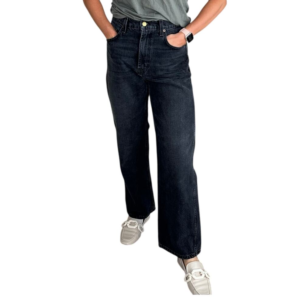 B SIDES Black Straight Leg Jeans